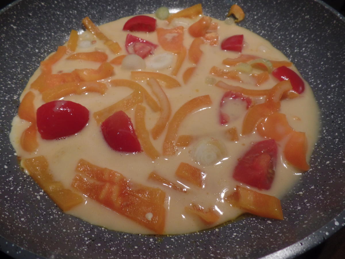 Paprika -Tomaten-Omelett - Rezept - Bild Nr. 8142