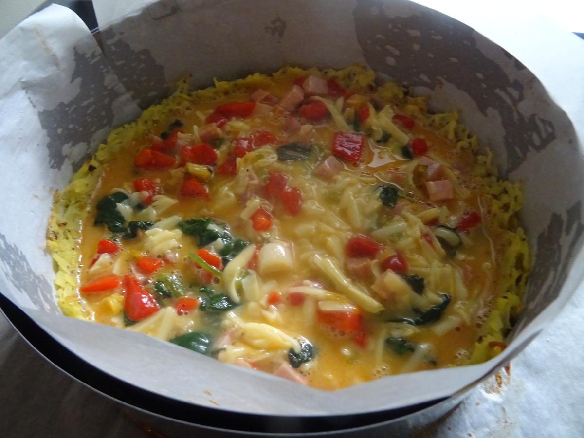 Kartoffel Quiche mit Schnittlauch Dip - einfach - von barbara62