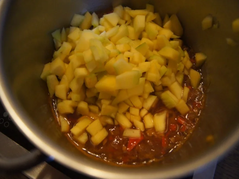 Grüner Spargel mit Cocktail Garnelen und Chili-Mango-Chutney - Rezept - Bild Nr. 11