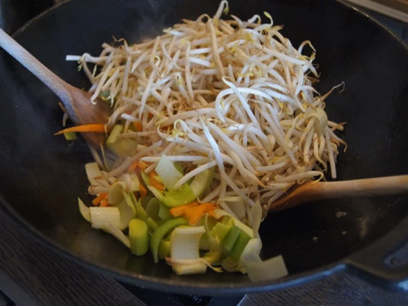 Rezept: Frittierte Putenschnitzel auf chinesischen Bratnudeln Bild Nr. 8158 Frittierte Putenschnitzel auf chinesischen Bratnudeln - Rezept - Bild Nr. 8158