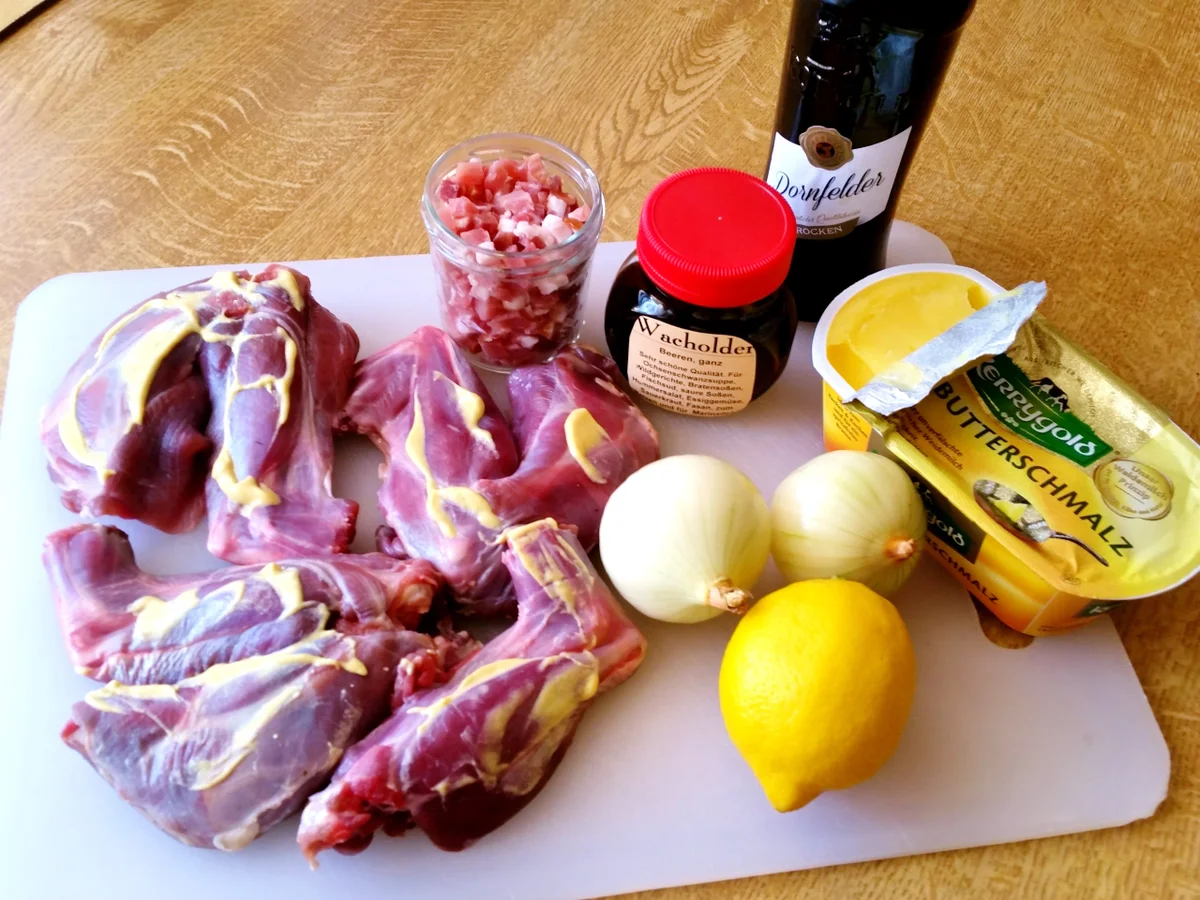 Hasenschultern - ein Wildgericht - Rezept - Bild Nr. 8150