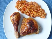 Orangenhähnchen mit Tomatenrisotto - Rezept - Bild Nr. 8149