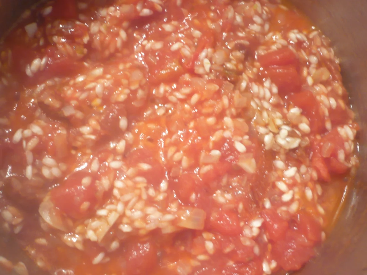 Rezept: Orangenhähnchen mit Tomatenrisotto Bild Nr. 8157 Orangenhähnchen mit Tomatenrisotto - Rezept - Bild Nr. 8157