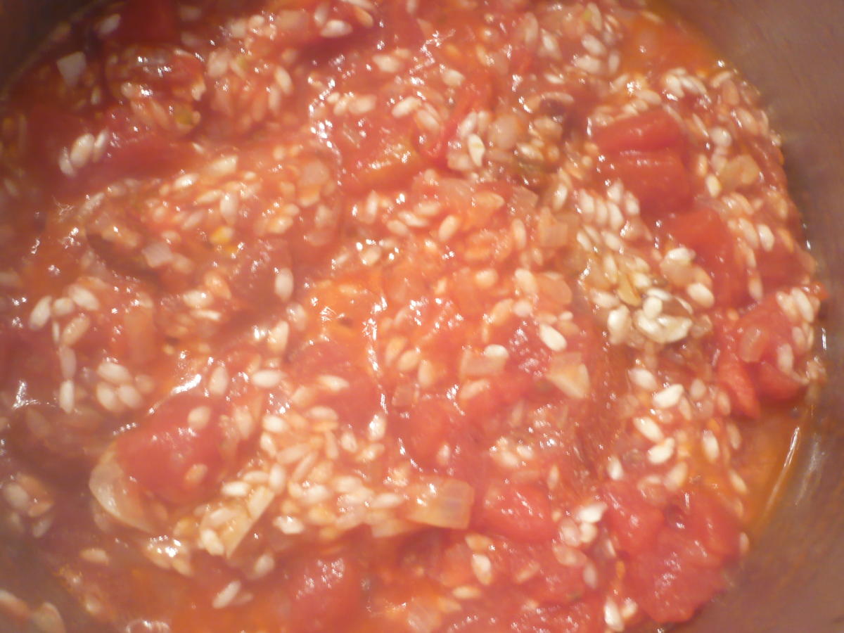 Orangenhähnchen mit Tomatenrisotto - einfach - von rollimops