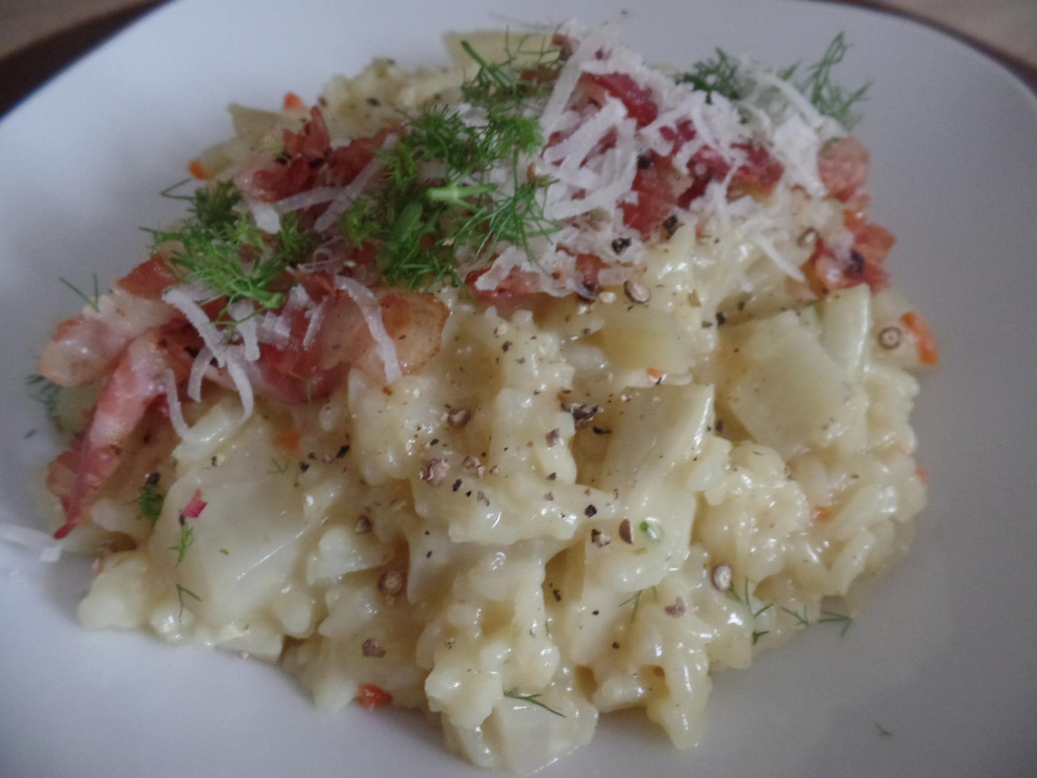 Fenchel-Risotto mit Speck - Rezept mit Bild - kochbar.de