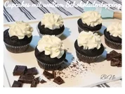 BiNe` S CUPCAKES MIT WEIßEM SCHOKOLADENTOPPING - Rezept - Bild Nr. 8153
