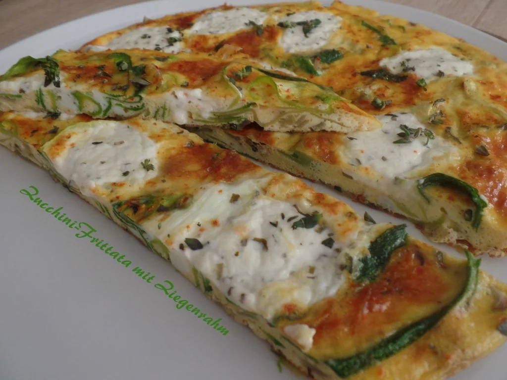 Rezept: Zucchini-Frittata mit Ziegenrahm Bild Nr. 8156 Zucchini-Frittata mit Ziegenrahm - Rezept - Bild Nr. 8156