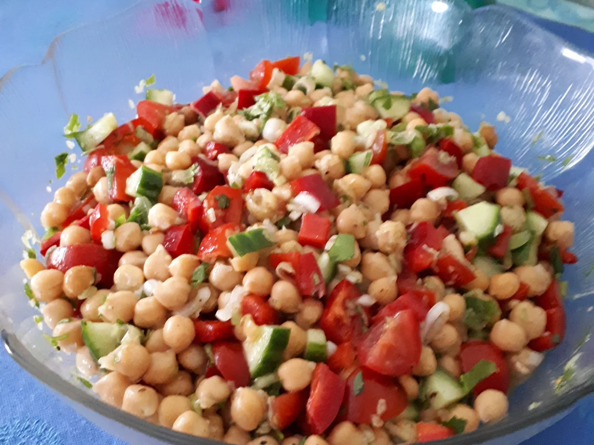 Kichererbsen-Salat - Rezept - Bild Nr. 8