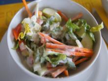 Gemischter Salat mit Jogurt Dressing - Rezept - Bild Nr. 8164