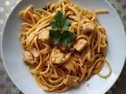 Pasta mit Lachs, Garnelen und Pesto Rustico - Rezept - Bild Nr. 8164