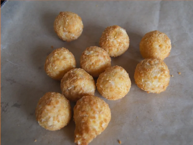 Rezept: Frischer Spargel mit Schinken und Mandelbällchen Bild Nr. 10 Frischer Spargel mit Schinken und Mandelbällchen - Rezept - Bild Nr. 10