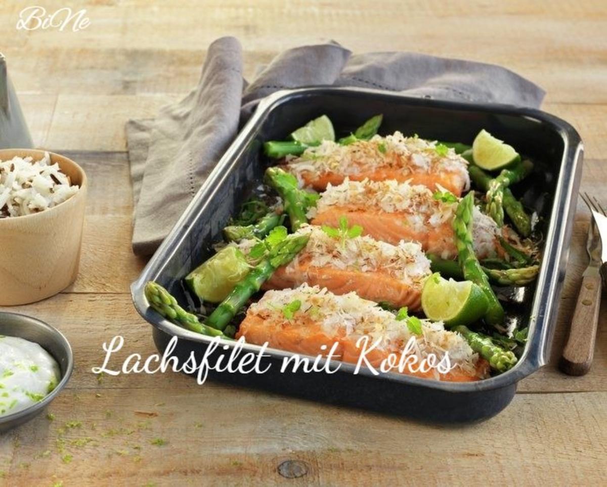 BiNe` S LACHSFILET MIT KOKOS - Rezept - Bild Nr. 8166