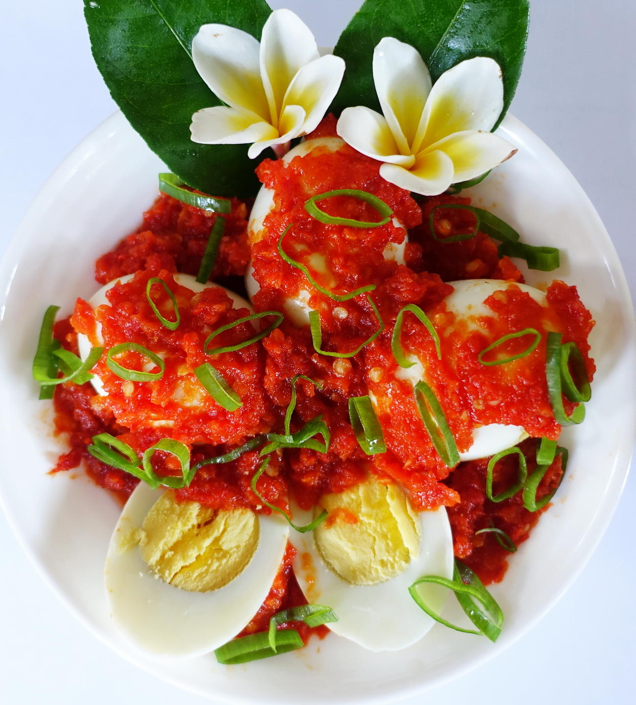 Telur Balado - Gekochte Eier auf Balado Art - Rezept ...