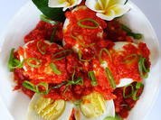 Telur Balado - Gekochte Eier auf Balado Art - Rezept - Bild Nr. 8167