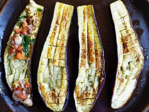 Kretische Auberginen mit Ei - Rezept - Bild Nr. 8176