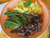 Röstzwiebel-Kalbsleber-Geschnetzeltes mit Sellerie-Kartoffel-Stampf und .... - Rezept - Bild Nr. 2