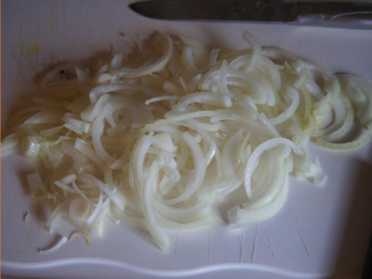 Röstzwiebel-Kalbsleber-Geschnetzeltes mit Sellerie-Kartoffel-Stampf und .... - Rezept - Bild Nr. 5