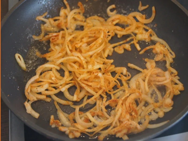 Röstzwiebel-Kalbsleber-Geschnetzeltes mit Sellerie-Kartoffel-Stampf und .... - Rezept - Bild Nr. 6