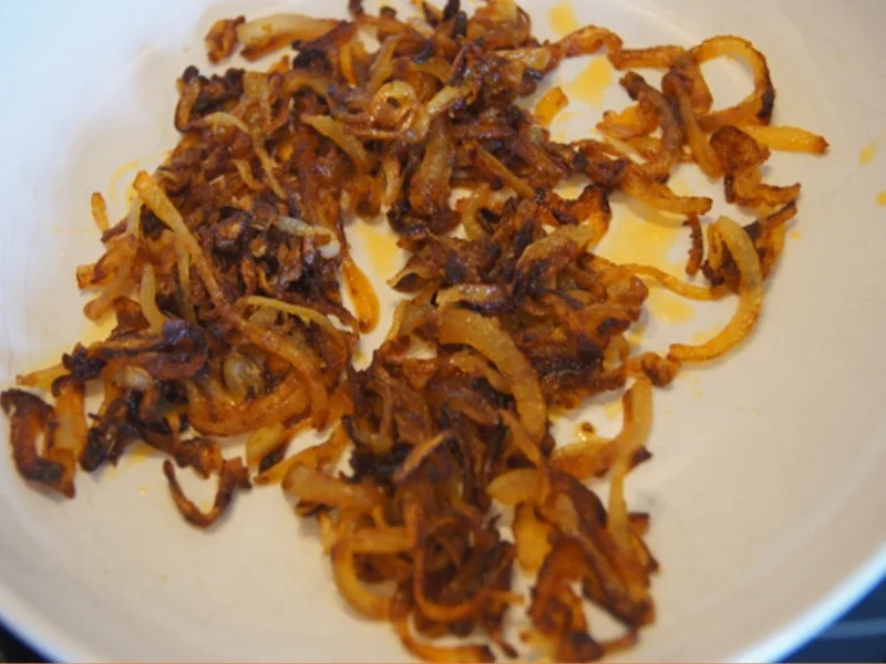 Röstzwiebel-Kalbsleber-Geschnetzeltes mit Sellerie-Kartoffel-Stampf und .... - Rezept - Bild Nr. 8