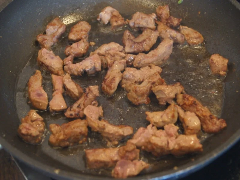 Röstzwiebel-Kalbsleber-Geschnetzeltes mit Sellerie-Kartoffel-Stampf und .... - Rezept - Bild Nr. 11