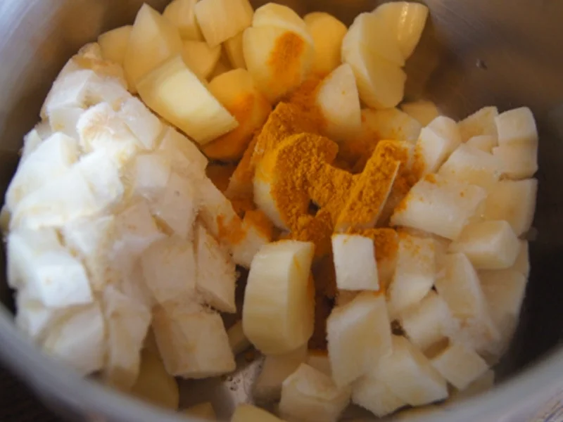 Röstzwiebel-Kalbsleber-Geschnetzeltes mit Sellerie-Kartoffel-Stampf und .... - Rezept - Bild Nr. 18