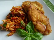 Piccata Milanese con Risoni al pomodoro - Rezept - Bild Nr. 8178