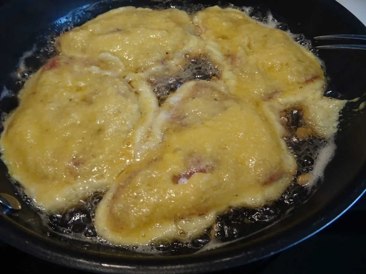 Piccata Milanese con Risoni al pomodoro - Rezept - Bild Nr. 8178