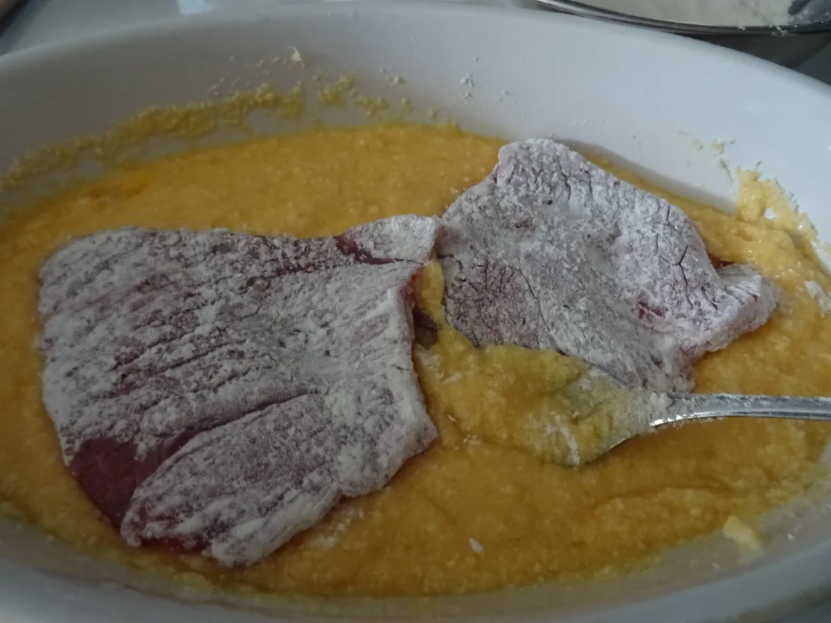 Piccata Milanese con Risoni al pomodoro - Rezept - Bild Nr. 8178