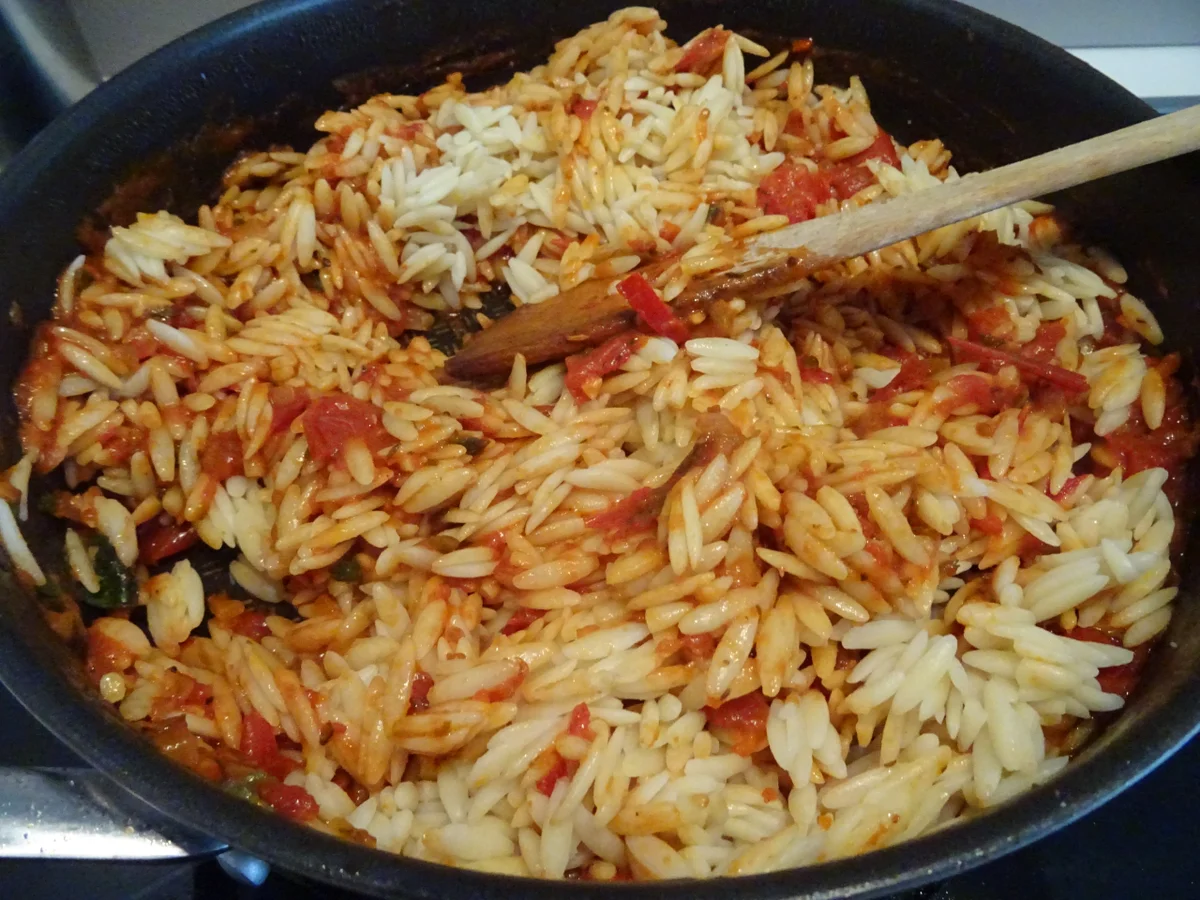 Piccata Milanese con Risoni al pomodoro - Rezept - Bild Nr. 8178