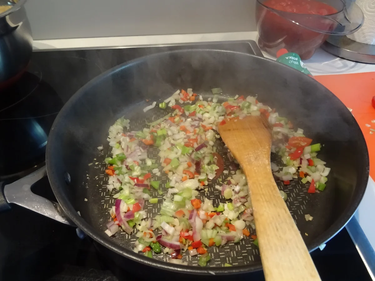 Piccata Milanese con Risoni al pomodoro - Rezept - Bild Nr. 8178