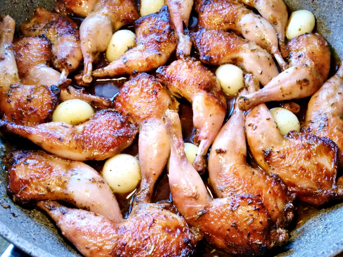 Wachtelschenkel - mediterran zubereitet - Rezept - Bild Nr. 5