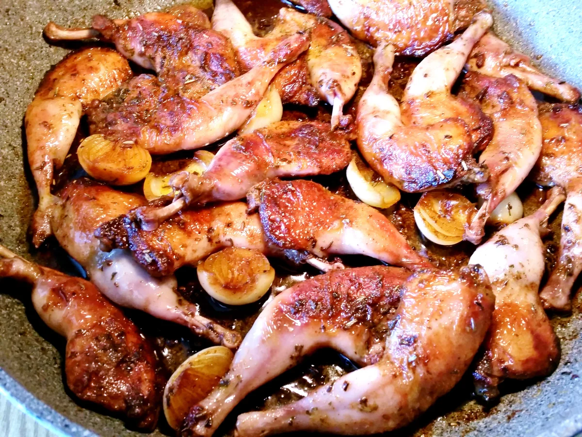 Wachtelschenkel - mediterran zubereitet - Rezept - Bild Nr. 6