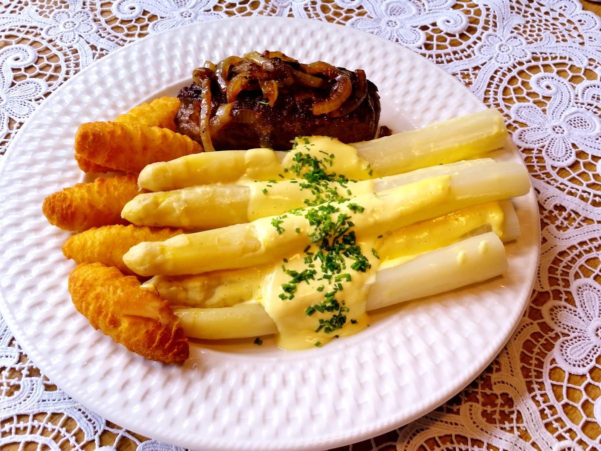 Spargel mit Soße Hollandaise - Rezept - Bild Nr. 8178