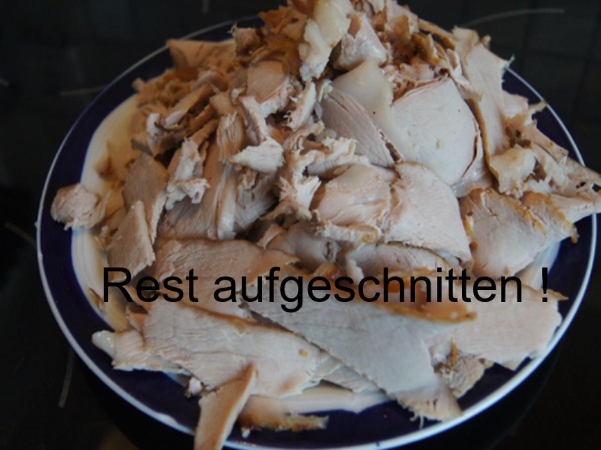 Schinken-Krustenbraten mit Sauce, Spargel und Frühkartoffeln - Rezept - Bild Nr. 8200