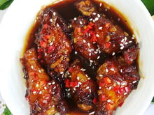 Balinesische Chicken Wings in süß-würziger-BBQ-Sauce - Rezept - Bild Nr. 8178