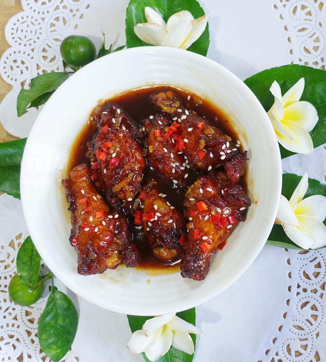 Balinesische Chicken Wings in süß-würziger-BBQ-Sauce - Rezept - Bild Nr. 8181