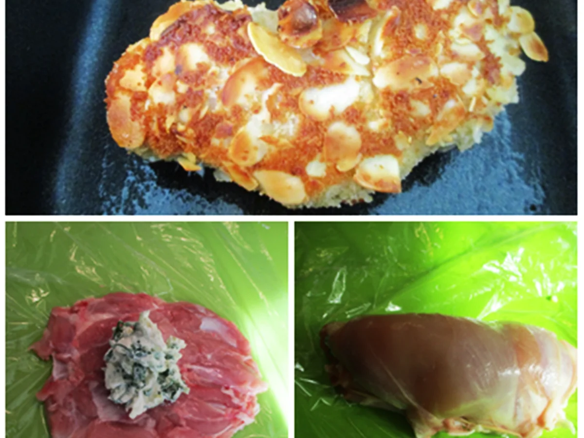 Gefüllte Hähnchenkeulen zu Spargel mit Kräuterhollandaise - Rezept - Bild Nr. 4