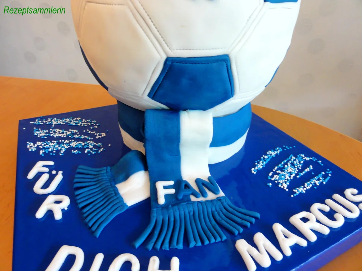 Rezept: Biskuit: BALLTORTE FÜR EINEN FUSSBALL~FAN Bild Nr. 8193 Biskuit: BALLTORTE FÜR EINEN FUSSBALL~FAN - Rezept - Bild Nr. 8193