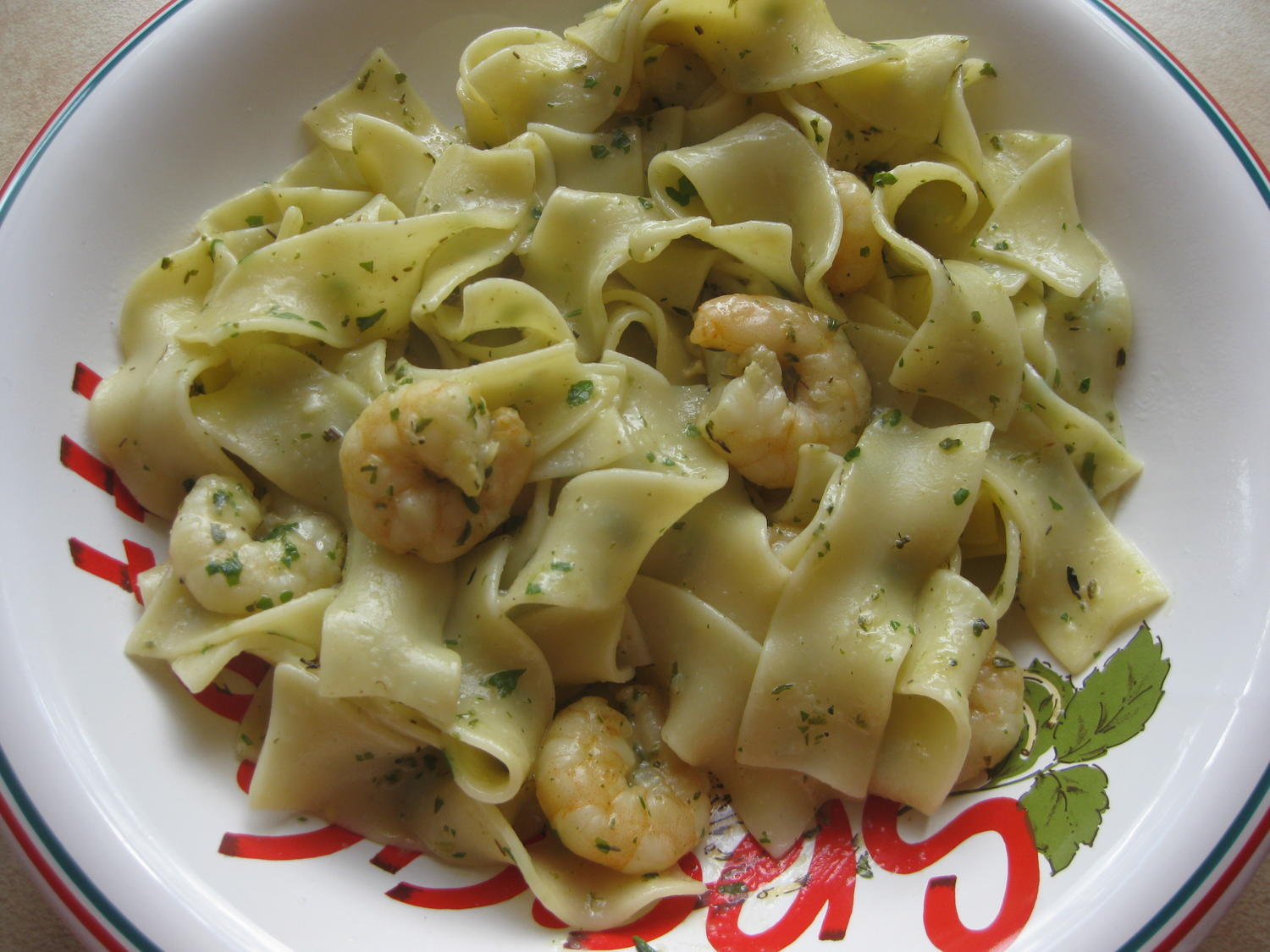 Pappardelle mit Garnelen - Rezept mit Bild - kochbar.de