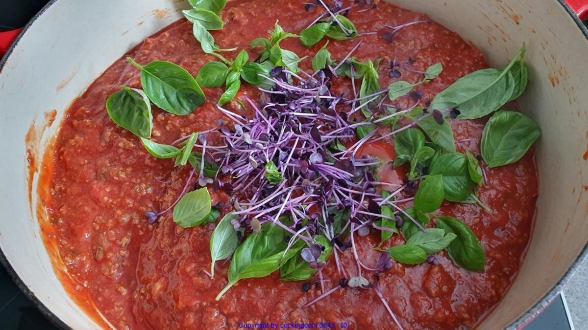 Kindheitserinnerung "Spaghetti Bolognese" = Kochbar Challenge 6.0 (Juni 2019) - Rezept - Bild Nr. 8210