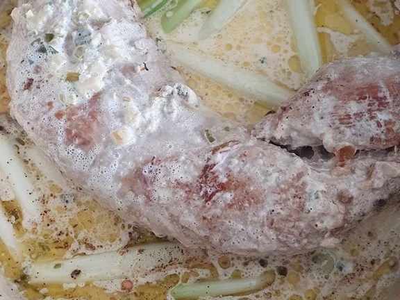 Schweinefilet in Buttermilch gegart - Rezept - Bild Nr. 8210