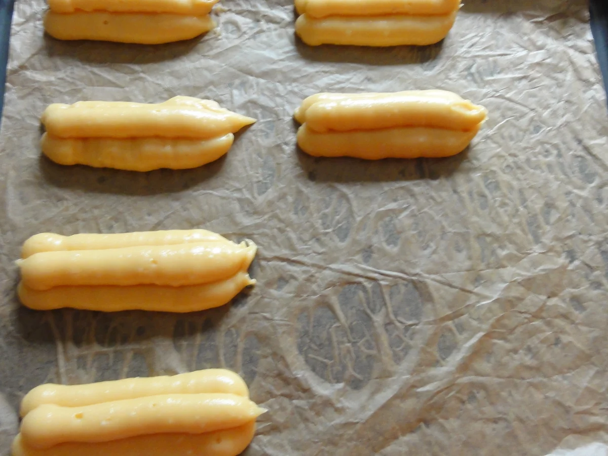 Brandteig:   ECLAIRS mit Erdbeer-Sahne - Rezept - Bild Nr. 8217