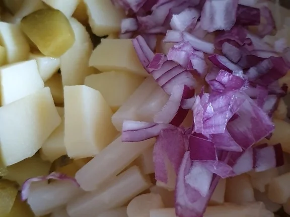 Rezept: Kartoffelsalat Update 1.0 ( mit 6er Dressing) Bild Nr. 8228 Kartoffelsalat Update 1.0 ( mit 6er Dressing) - Rezept - Bild Nr. 8228