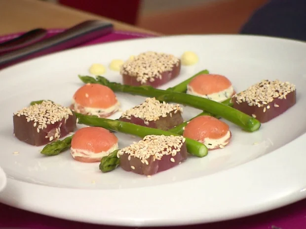 Rezept: TIC-TAC-TOE vom Fisch Bild Nr. 2 TIC-TAC-TOE vom Fisch - Rezept - Bild Nr. 2