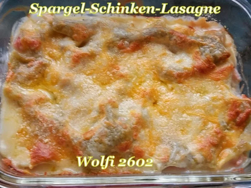 Spargel-Schinken-Lasagne - Rezept - Bild Nr. 8237