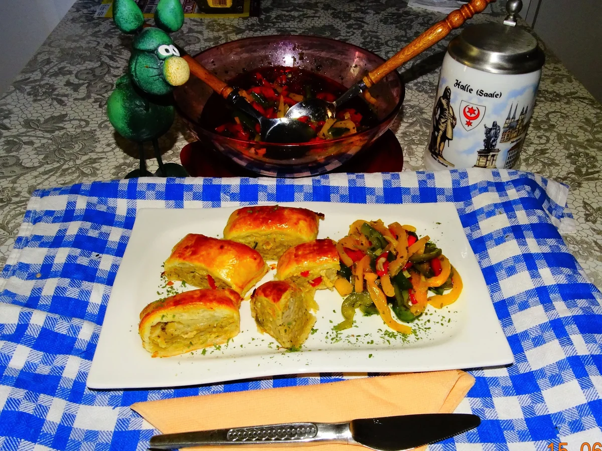 Szegediner Bratwursthappen - Rezept - Bild Nr. 8245