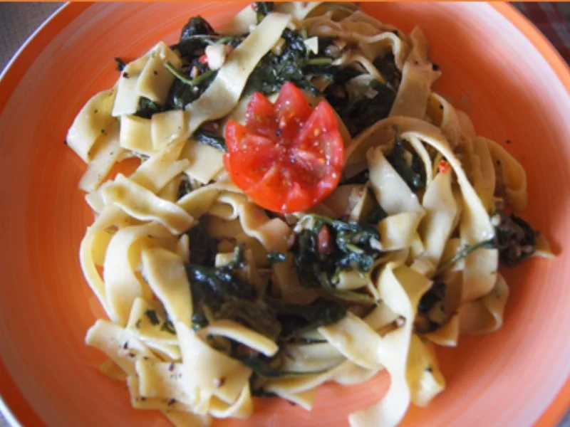 Rezept: Spinat-Carbonara Bild Nr. 8248 Spinat-Carbonara - Rezept - Bild Nr. 8248