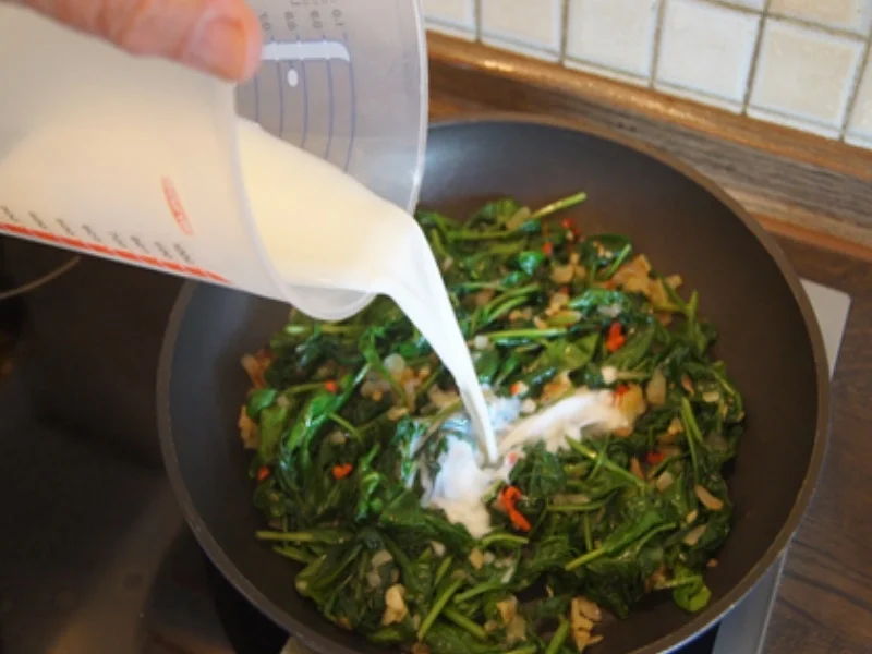 Rezept: Spinat-Carbonara Bild Nr. 8255 Spinat-Carbonara - Rezept - Bild Nr. 8255