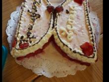 Schmetterling, s Torte mit Quark-Sahne Erdbeeren - Rezept - Bild Nr. 8248