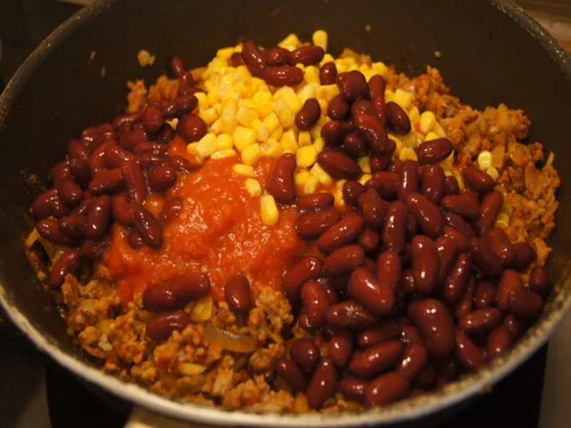 Schnelles Chili mit Kartoffeln - Rezept - Bild Nr. 12